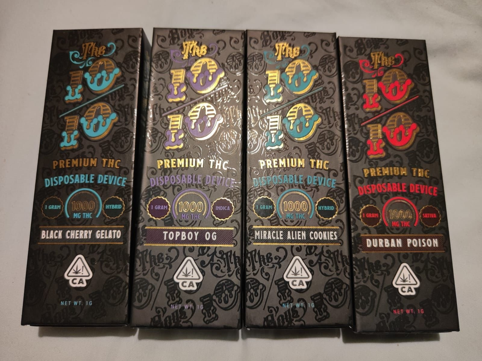 10/10 Boys | Premium THC Disposable | 1g