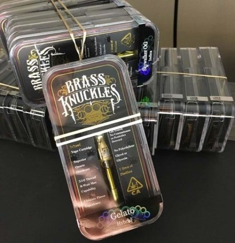 Brass knuckles vape cartridge