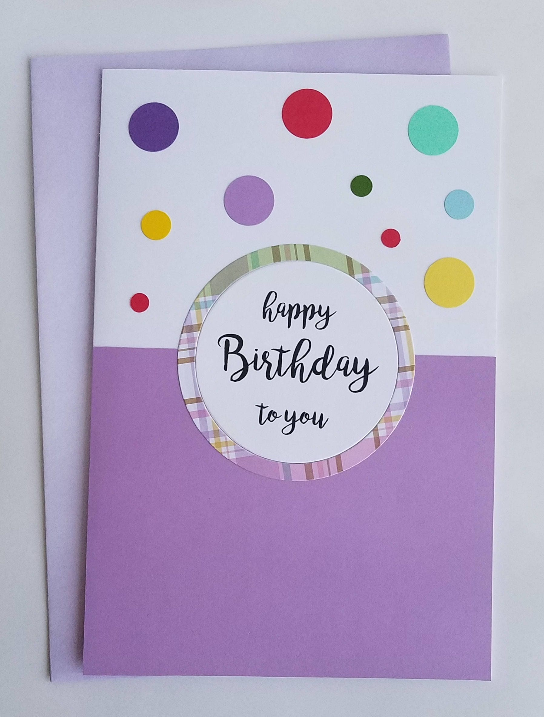 K2 Paper Birthday Card